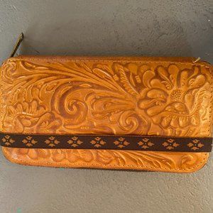 Patricia Nash Leather Embossed Billfold